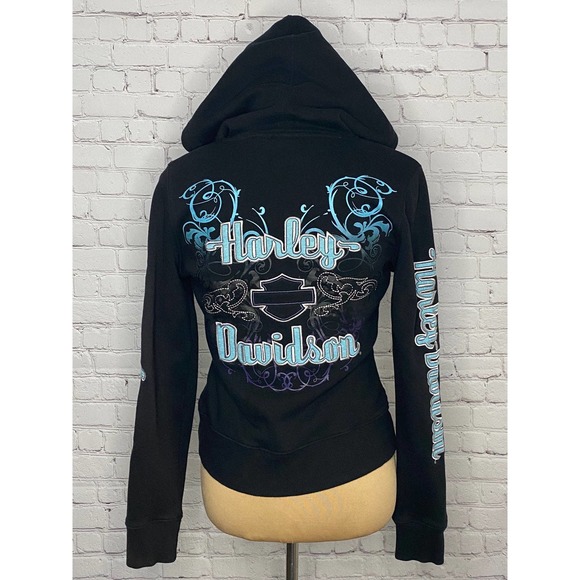 Harley-Davidson Tops - Women’s zip up Harley Davidson size medium